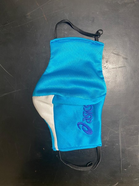 Asics Mundschutz hellblau