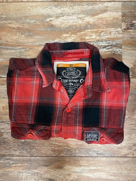 Superdry Hemd rot