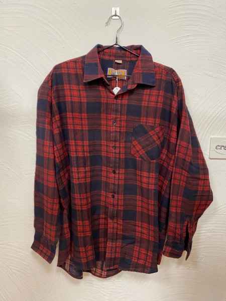 Flanella Hemd rot/blau