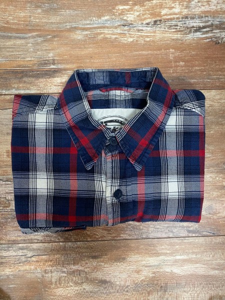 Dickies Hemd weiss/blau/rot