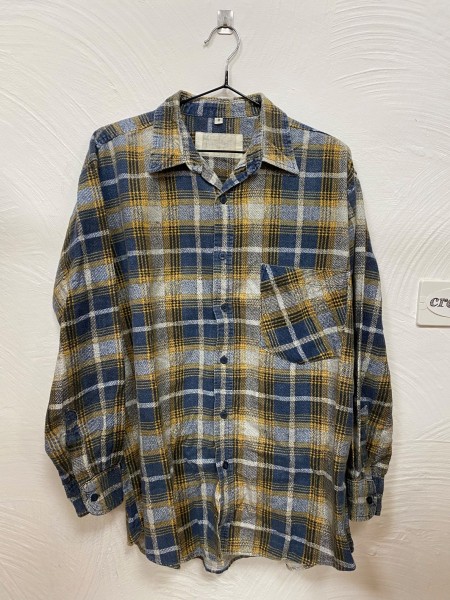 Flanella Hemd gelb/blau