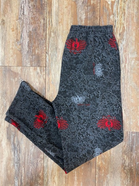 crazy american pant "grey red"